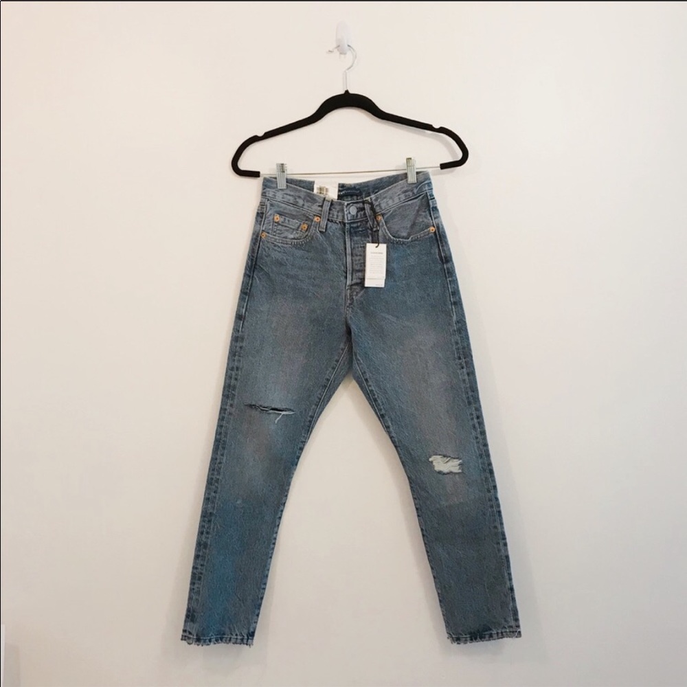 High wasted Levis